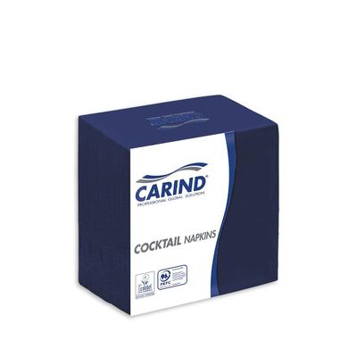 Carind Servietten, 24 x 24 cm, 2-lagig, 100 x 20 Stück, blau