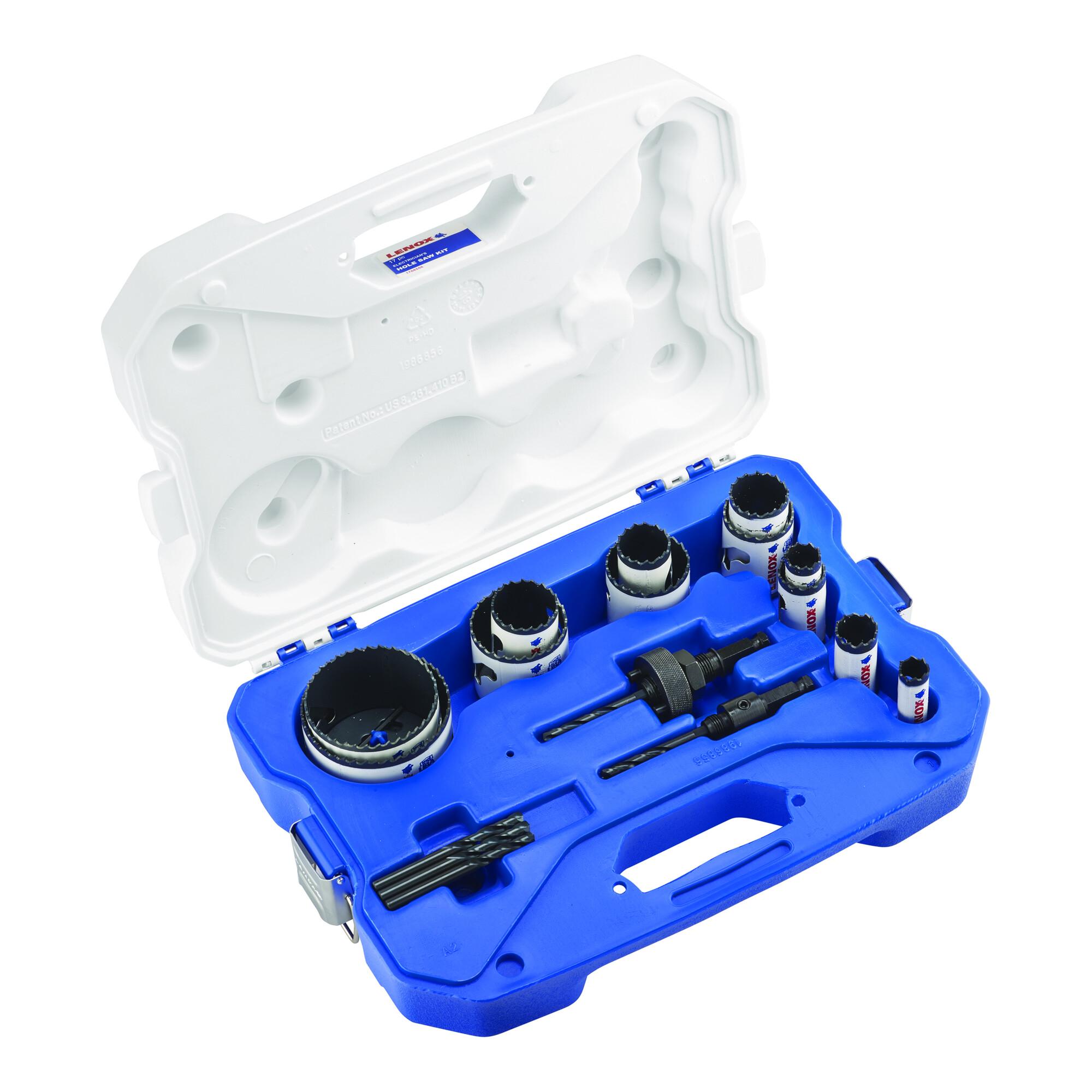 LENOX Bi-Metall Lochsägen-Set "Elektriker" 17-tlg. 16, 19, 22, 25, 29, 32, 35, 38, 44, 51, 68, 76mm (1768556)