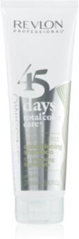 Revlon Professional Revlonissimo Color Care champô e condicionador 2em1 para cabelo branco e cinzento sem sulfatos 275 ml. Revlonissimo Color Care