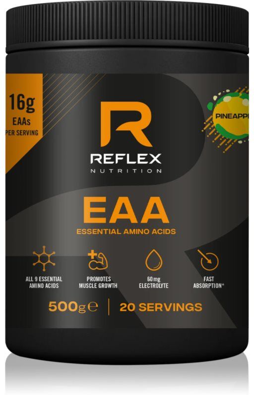 Reflex Nutrition EAA régénération musculaire saveur Pineapple 500 g