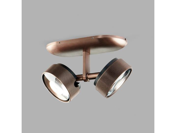 Cosmo C2 LED-Deckenspot, rosegold, CCT, 2-flg. - Light-Point - Wohnzimmer - Design - Aluminium - Mehrflammig