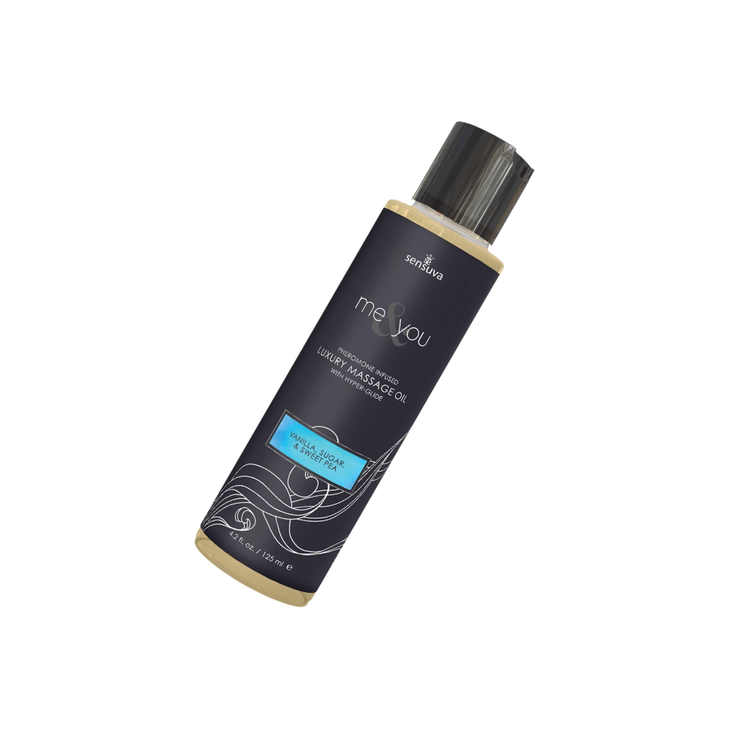 Me and You - Luxury Massage Oil Vanilla, Sugar & Sweet Pea, 125 ml
