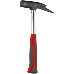 Meister Latthammer WU2282000, 600g Kopfgewicht, mit Stahlrohrstiel, geraute Bahn
