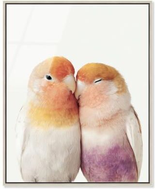 Soft Heart Connection I Animal Wall Art Acrylic Print by Notoriart