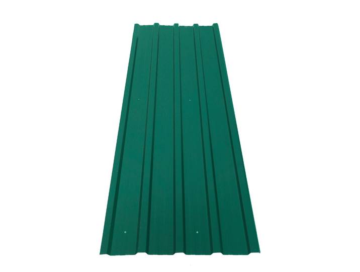 Trapezblech grün 12er Set 129 x 45 cm