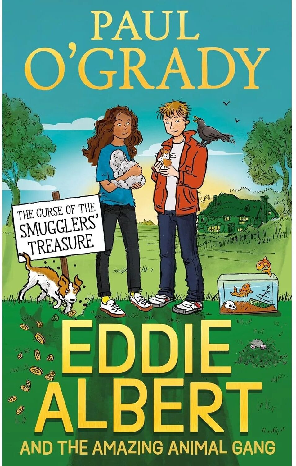 HarperCollins Children's Books Eddie Albert and the Amazing Animal Gang: The Curse of the Smugglers' Treasure by Paul O'Grady - Book 2 - Ages 9+ - Hardback -