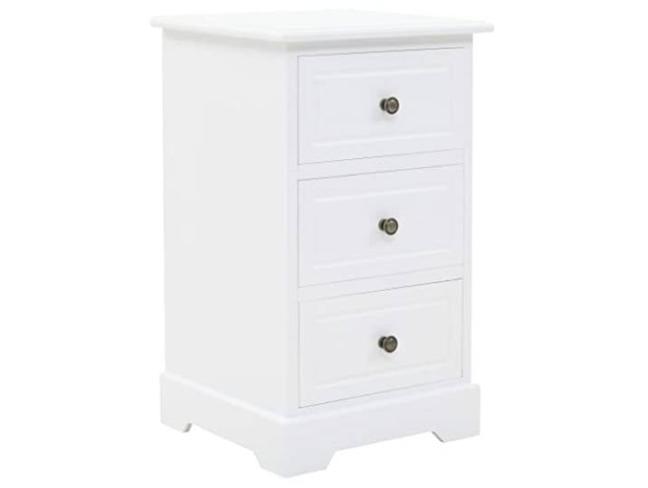 vidaXL Nachtschrank MDF und Kiefernholz 35x32x59 cm