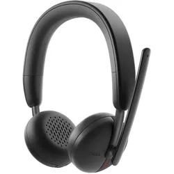 Dell Wireless Headset WL3024 (Kabellos, USB-C, Microsoft Teams, Zoom), Office Headset, Schwarz
