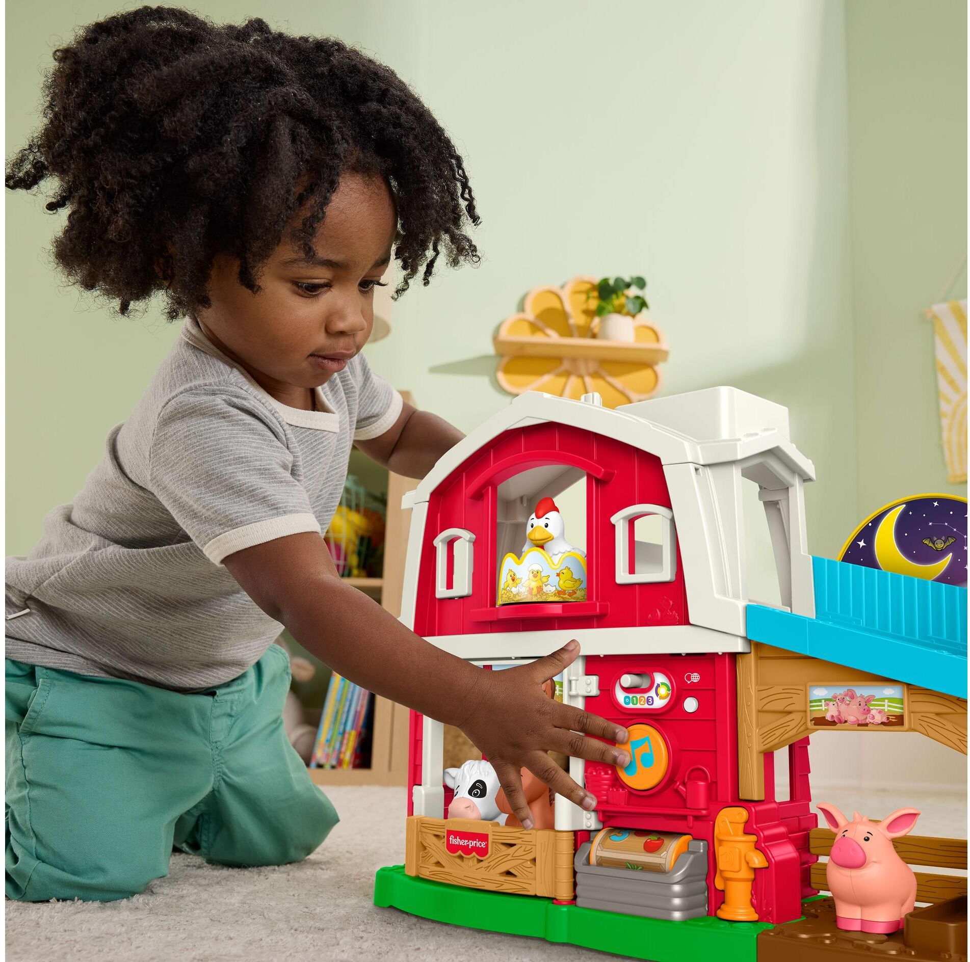 Fisher Price Spielwelt FISHER-PRICE "Little People Bauernhof", Kinder, bunt, Spielfigurenwelten Spielwelt bunt Einheitsgröße