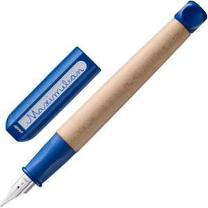 Lamy Füller abc, für Anfänger, Feder LH, Schreiblernstift für Linkshänder, aus Holz, blau