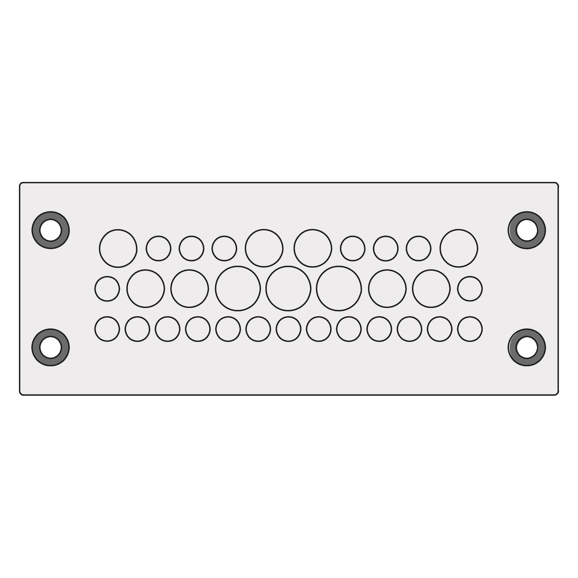 Icotek Kabeldurchführungsplatte (43730)