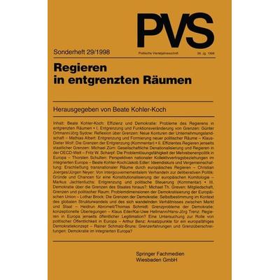 Regieren in entgrenzten Räumen, Taschenbuch von , VS Verlag für Sozialwissenschaften, 978-3-531-13305-8