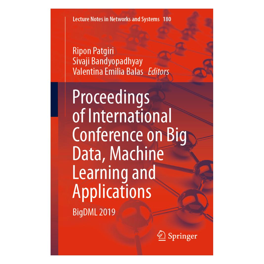 Springer Proceedings of International Conference on Big Data, Machine Learning and Applications (Englisch, Softcover, Bandyopadhyay, Emilia Balas, Ripon Patgiri, Sivaji, Valentina) (56164307)