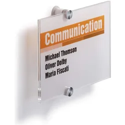 Durable, Informationsschild, Türschild CRYSTAL SIGN