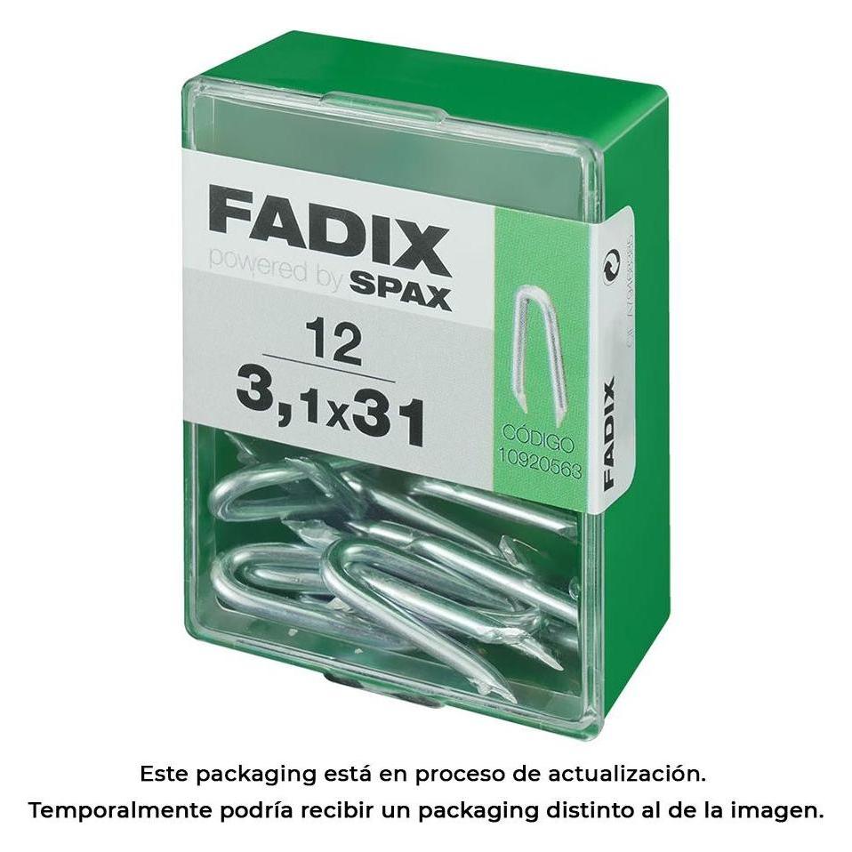 Fadix Box m 12 unit. zinc grampillions 3,1x31mm (49443505)