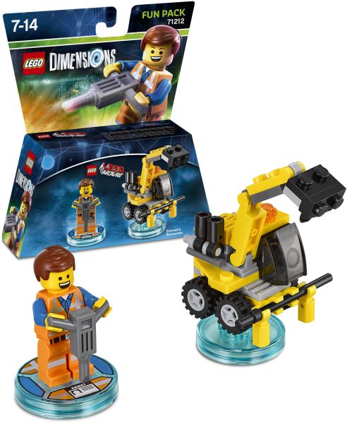 Warner Bros LEGO Dimensions Fun Pack The LEGO Movie-Emmet (Diversen) Nieuw