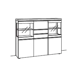 Venjakob V-Plus 3000 Highboard 5757