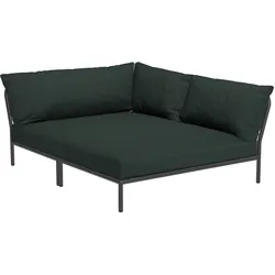 LEVEL2 Outdoor Eck-Sofa Lounge-Modul 5 Alpine Dunkelgrau Rechts