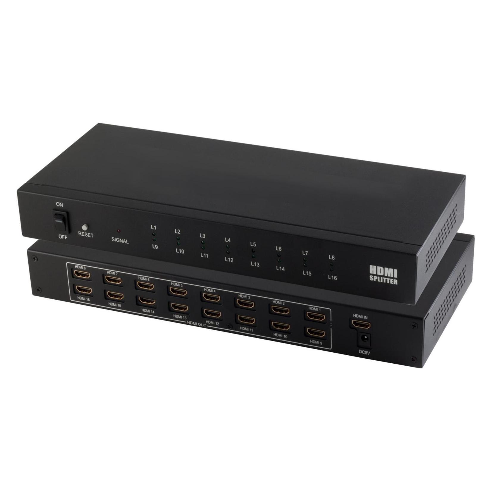 Shiverpeaks S/CONN maximum connectivity HDMI Splitter, 1x In 16x OUT, 4K2K (05-03016)