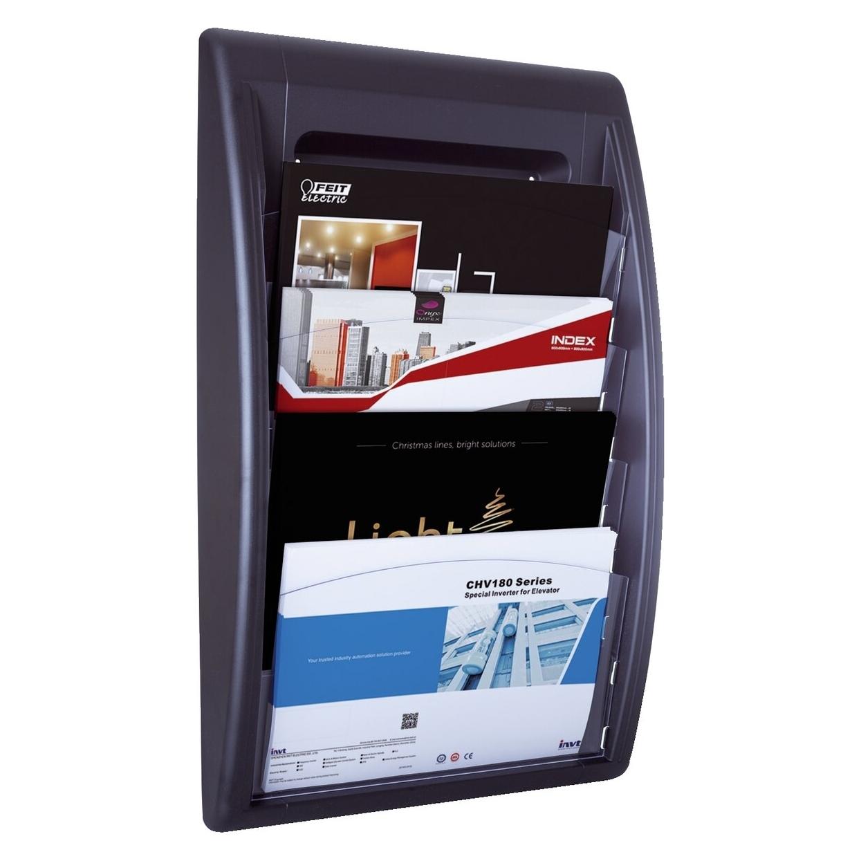 Paperflow Prospektwandhalter Quickfit, DIN A4 quer (DIN A4 quer) (4060.01)
