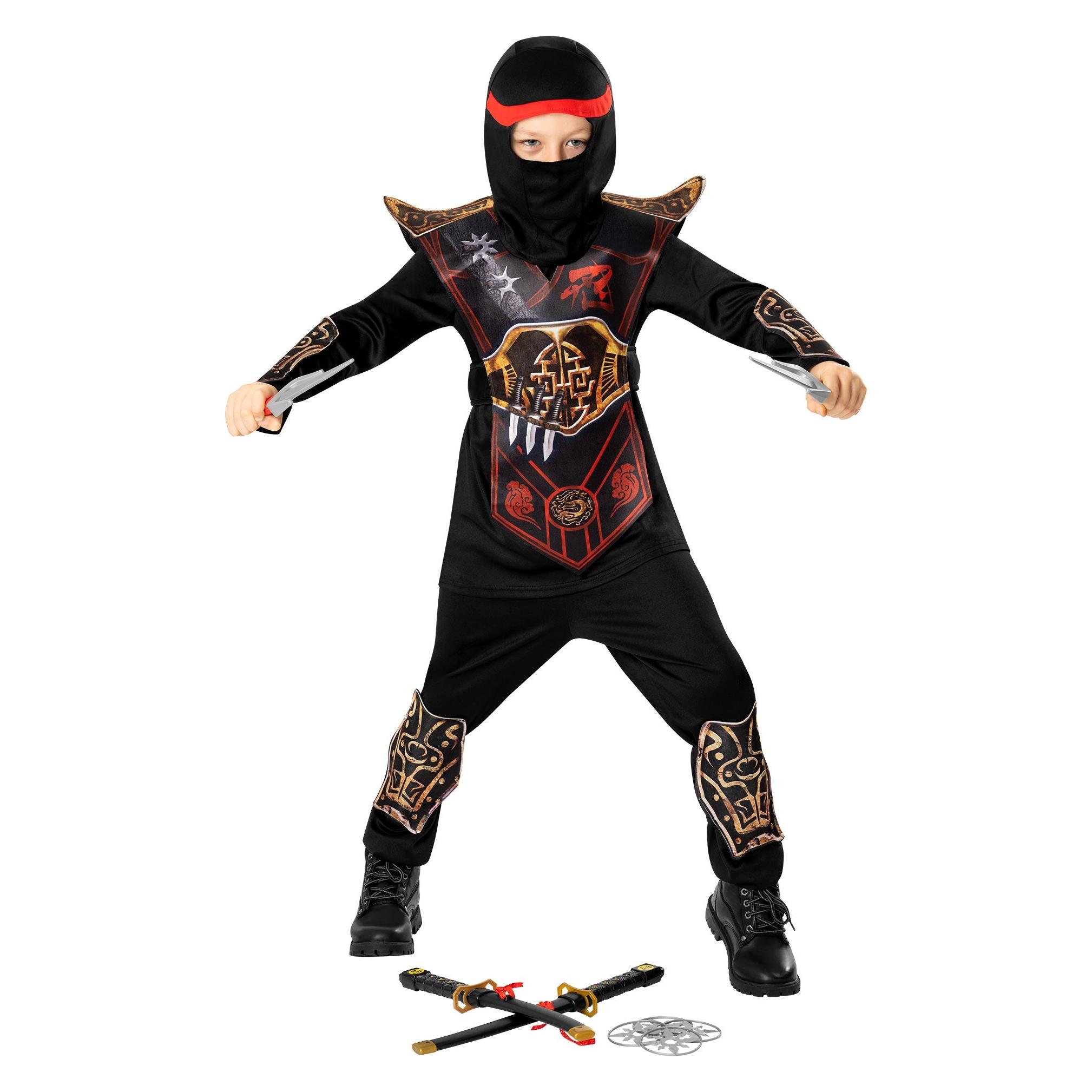 Rubies Kinderkostüm - Ninja Red Ninja Kinderkostüm für Jungen (M) (3013507-8000)