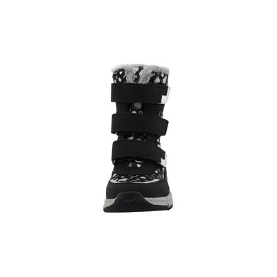 Stiefel TOM TAILOR "Tom Tailor Winter Boots", Mädchen, Gr. 25, schwarz-weiß (schwarz), Polyester, Schuhe Stiefel