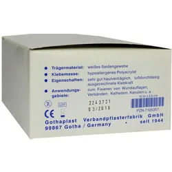 Gotha SILK Heftpfl.seide 2,5 cmx10 m 12 St