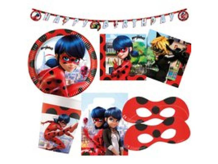 Partyset Miraculous Ladybug 49 tlg.