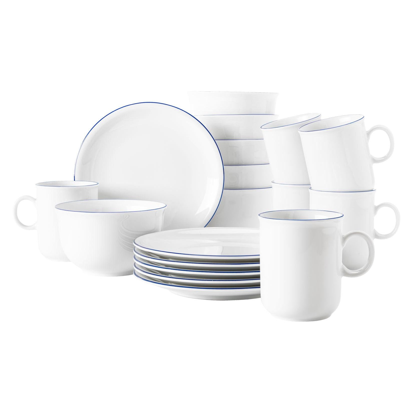 Seltmann Weiden Frühstücks-Set Compact Blaurand 18-tlg.