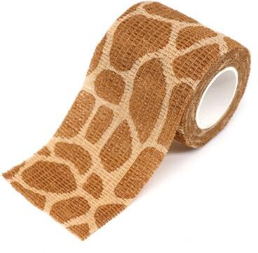 The Handy Homestead Animal Print Self Adhesive Bandage Wrap For Pets Sports And First Aid giraffe Texture