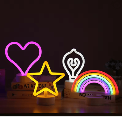 Inspire Essentials Rainbow Neon LED Night Light a