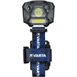 Varta WORK FLEX MOTION SENSOR H20 Schwarz, Blau Stirnband-Taschenlampe LED