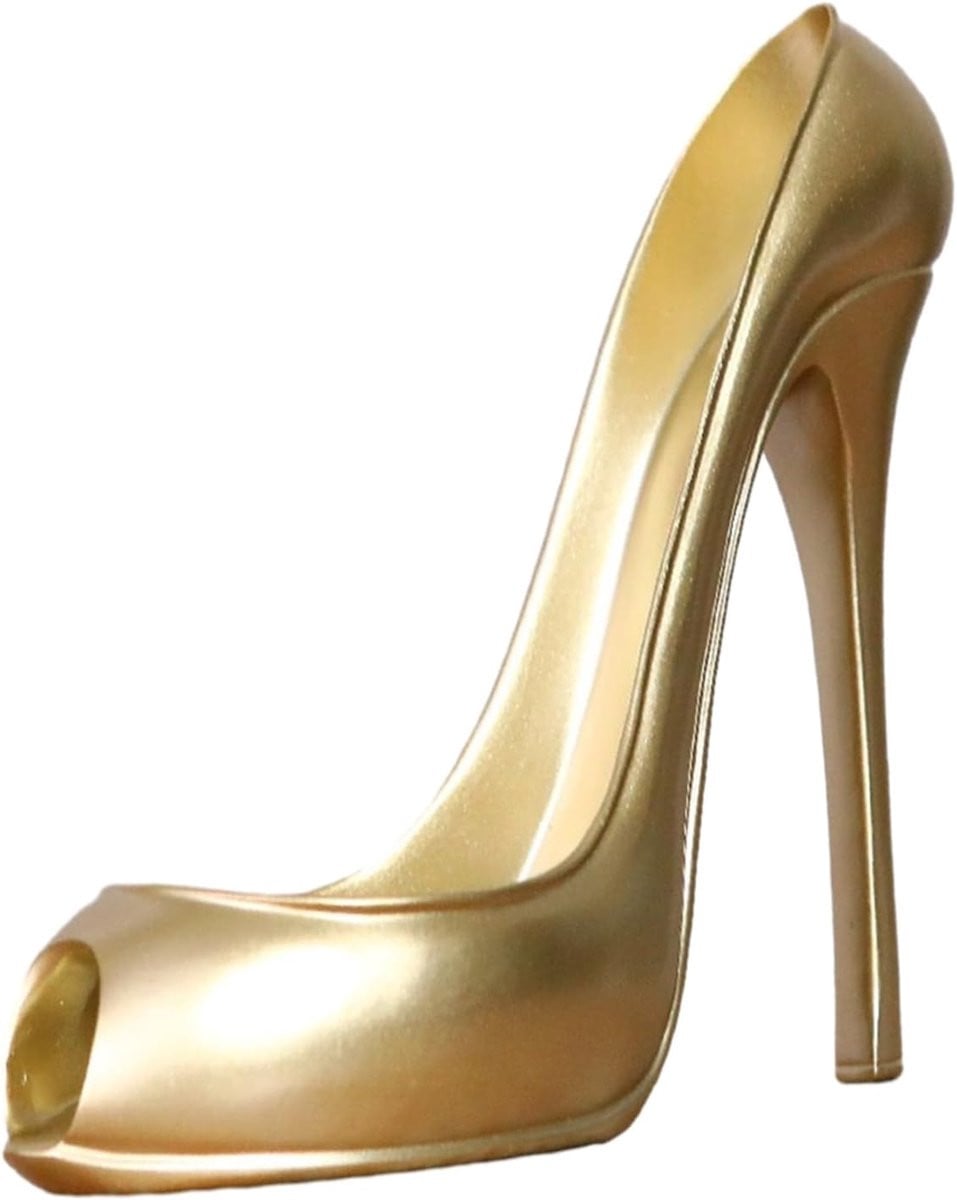 Meerkleurige Wijnflessenhouder met Europees design en hoge hak - 20 cm
