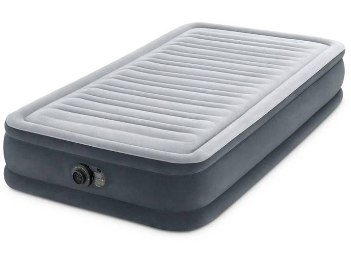 Luftbett INTEX Deluxe Comfort-Plush , grau, B:99cm L:191cm, PVC, Luftbetten, Luftbett