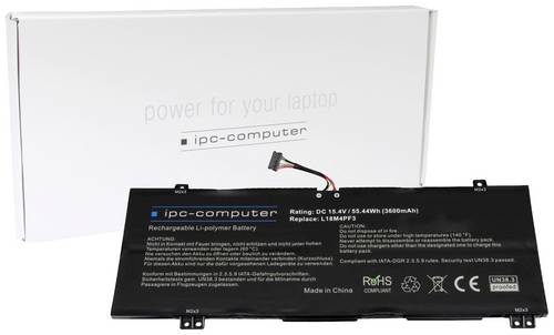 Ipc-computer Notebook-Akku L18M4PF3 REPLACE 15.4V 3600 mAh Lenovo