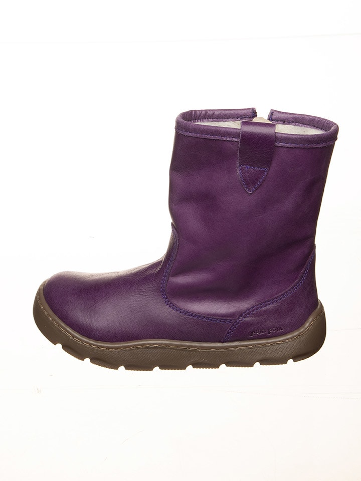POM POM Leder-Barfußschuhe in Lila - 29