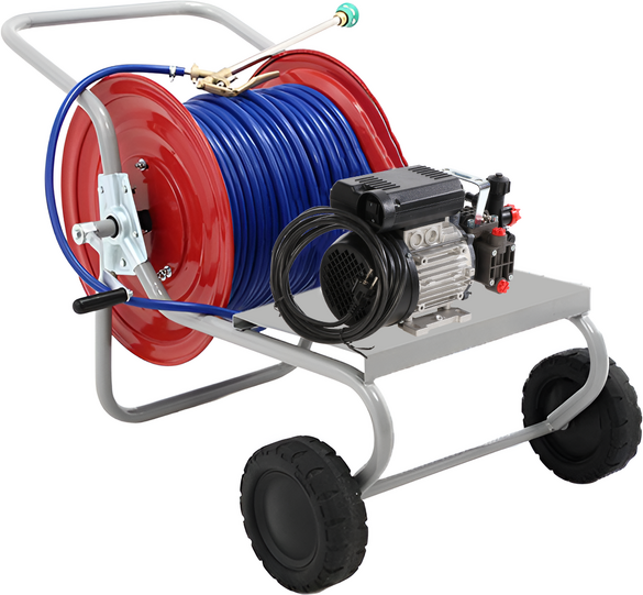 AgriEuro TOP-LINE Elektro-Spritzenmotorpumpen-Kit mit Wagen - Annovi Reverberi AR DUE EM