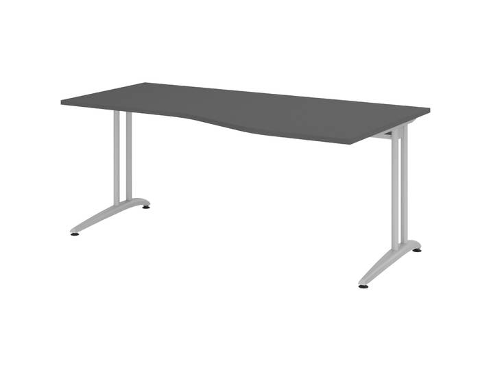 Schreibtisch Office Graphit 180 x 100 cm