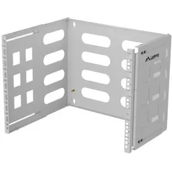 Lanberg Rack Wandhalterung 19" 8U 497x400/240 grau, Serverschrank Zubehör, Grau