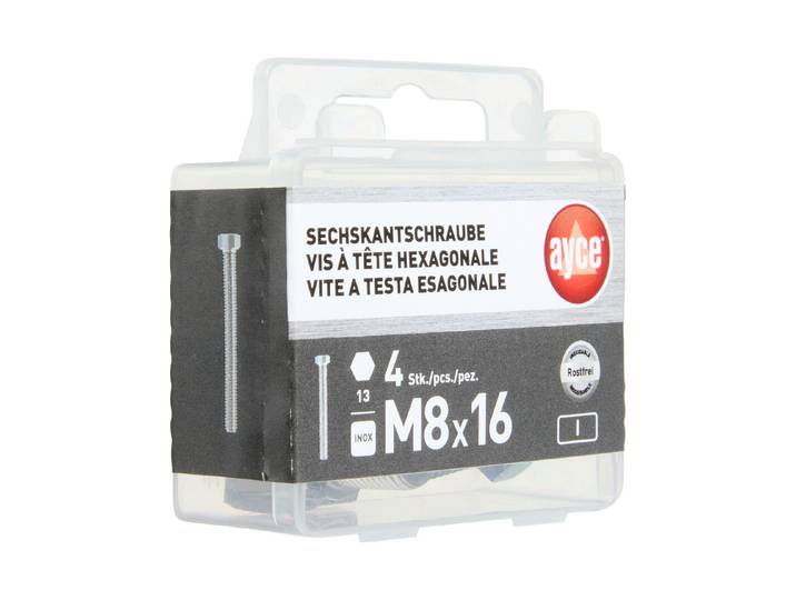 Sechskant-Schraube Metrisch Rostfrei M8