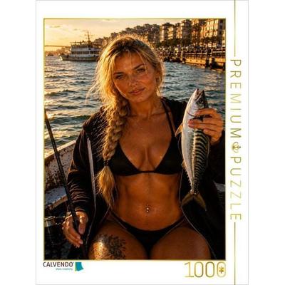 CALVENDO Puzzle Die Frau des Wassers | 1000 Teile Lege-Größe 64x48cm Foto-Puzzle für glückliche Stunden, von , Calvendo Puzzle