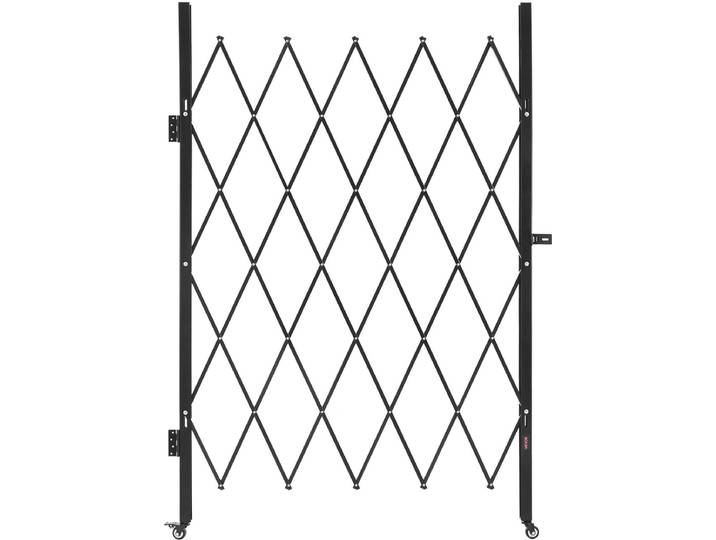 VEVOR Enkele Beveiligingspoort Afsluitbare Schaarpoort 1260x1975MM Intrekbaar