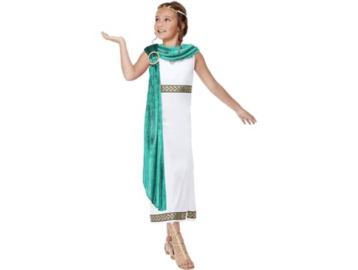 Deluxe Girls Roman Empire Costume