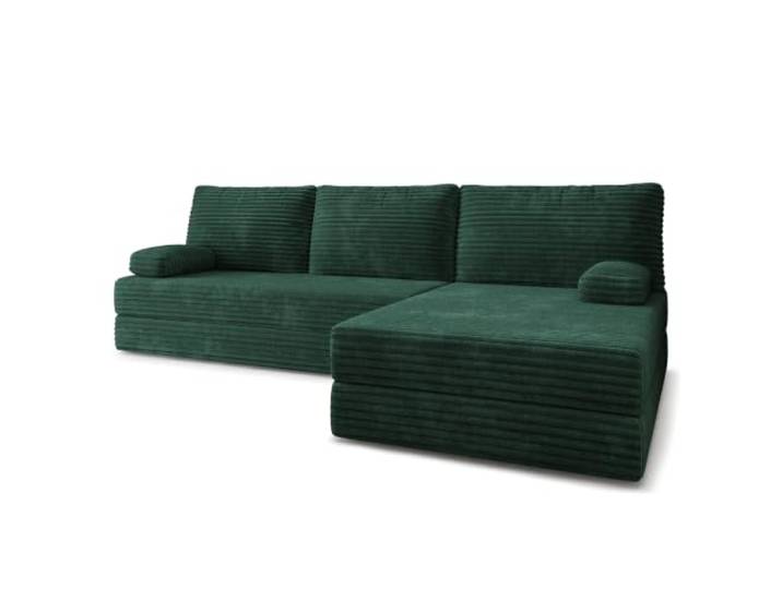 Masseno Schaumstoff-Ecksofas ANKO mit Schlaffunktion, Modulares Schlafsofa aus Schaumstoff, Klappbares Bodensofa, Boneless, Ohne Montage - Grün, TILIA 39