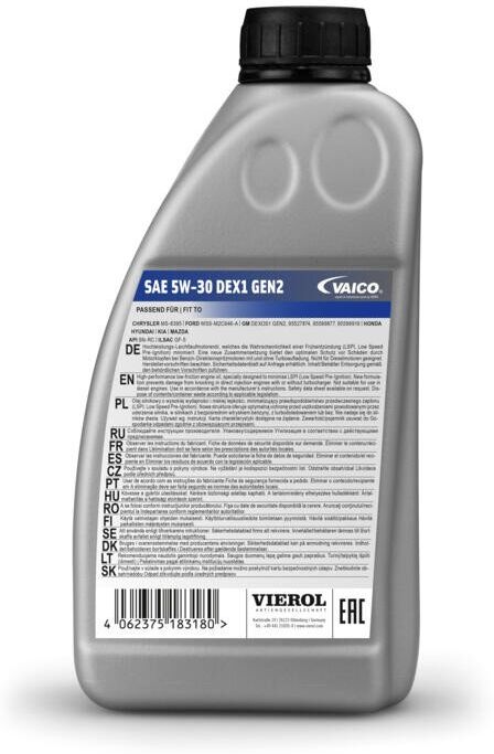 VAICO V60-0390 Moottoriöljy