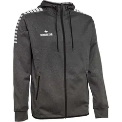 DERBYSTAR Primo Kapuzenjacke grau/schwarz 3XL