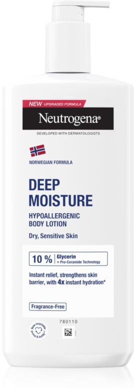Neutrogena Norwegian Formula® Feuchtigkeitsspendende Bodymilk mit Tiefenwirkung für empfindliche Oberhaut 400 ml