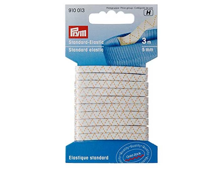 Prym Standard-Elastic 5 mm White