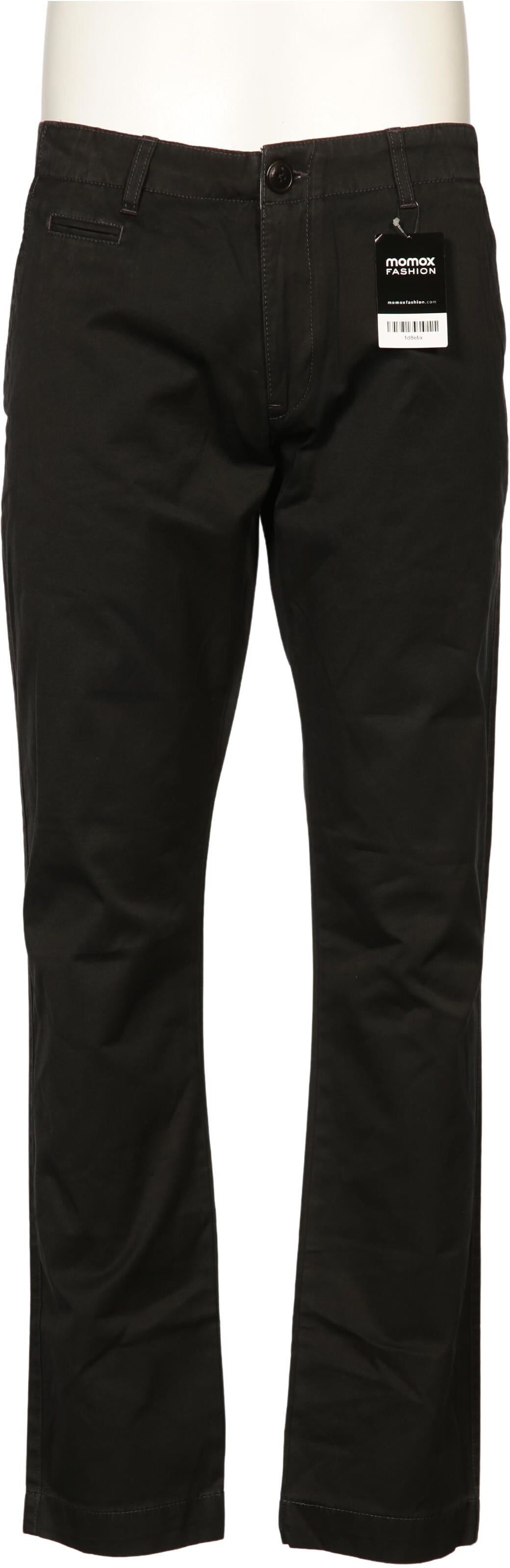Knowledge Cotton Apparel Herren Stoffhose, Schwarz, Gr. W36, Baumwolle - Second Hand