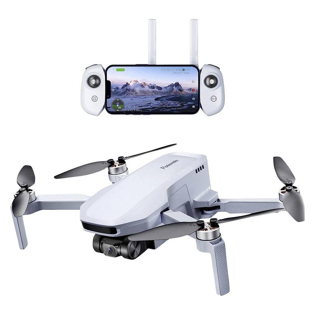 Potensic ATOM SE Quadrocopter RtF Einsteiger, Kameraflug Grau (31 min, 246 g, 12 Mpx) (APM1410611)